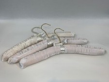 10" Luxurious Satin Padded Hangers Set of 3