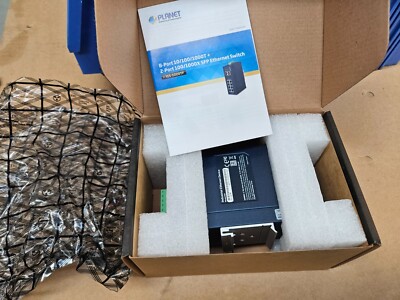 Planet IGS-1020-TF Industrial Switch 4-Port 10/100/1000T IEEE802.1P CoS Neu!