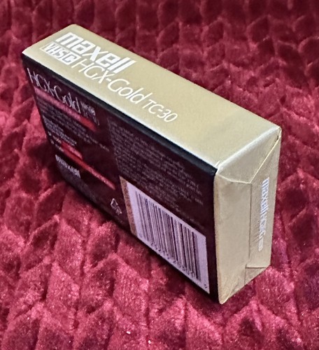 Videocassetta VHS-C Maxell Gold HGX alta qualità - NUOVA/SIGILLATA TC30 - Foto 3 di 4