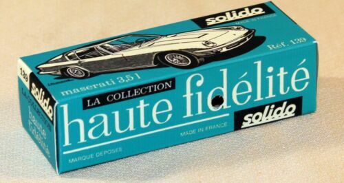 SOLIDO n°102 : MASERATI 250 F1 rouge sombre n°2 - sans boîte | eBay