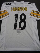 Diontae Johnson Pittsburgh Steelers signed autographed custom Jersey JSA COA