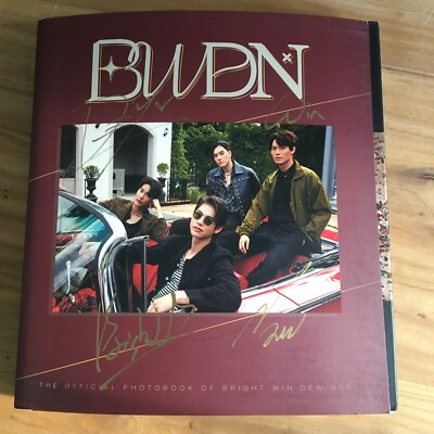 F4THAILAND BWDN BRIGHT WIN DEW NANI Photobook Autographed ALL MEMBER  Collection