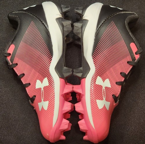 TACCHETTA/SCARPE DA BASEBALL UNDER ARMOUR RAGAZZE LEADOFF LOW RM 1297316-002 ROSA TAGLIA 11K - Foto 8 di 12