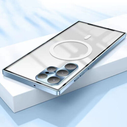 Funda magnética Magsafe de aleación de aluminio de metal para Samsung Galaxy S21+ S22 Ultra - Imagen 9 de 17