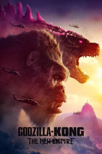 Godzilla x Kong The New Empire (2024) V6 Movie Poster Glossy Paper