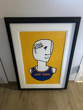 New York Knicks Anthony Mason Abstract Painting 24 x 30