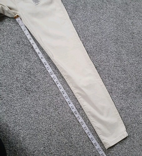 Tommy Hilfiger Venice RW Jeans Skinny Fit Soft Touch W26 30 Cream New With Tags - Picture 13 of 16