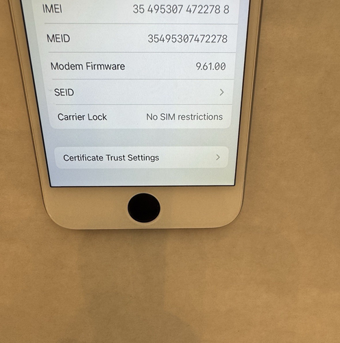 Apple iphone 6s A1633 128GB Gray (GSM+CDMA) Factory Unlocked Good - Afbeelding 14 van 14