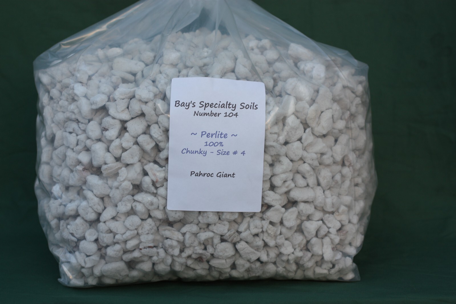 Perlite Chunky Size 4, Hand sifted to Reduce Dust -  Hydroponics, DIY Custom Mix