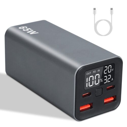 20000mah 65W USB-C PD Laptop Power Bank Fast Charging Power Bank Type-C Charger - Picture 31 of 32