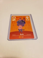 !SUPER SALE! Bob # 018 Animal Crossing Amiibo Card AUTHENTIC Series 1 NEW!!!