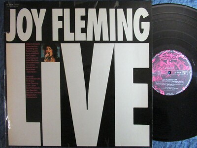 JOY FLEMING Live / LP Germany 1974 CLUB-SONDERAUFLAGE GLOBAL INTERCORD 27741-8