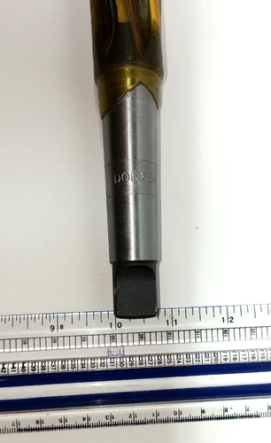 1-1/16 HSS Spiral Flute Bridge/Construction Reamer Taper Shank - Picture 2 of 5