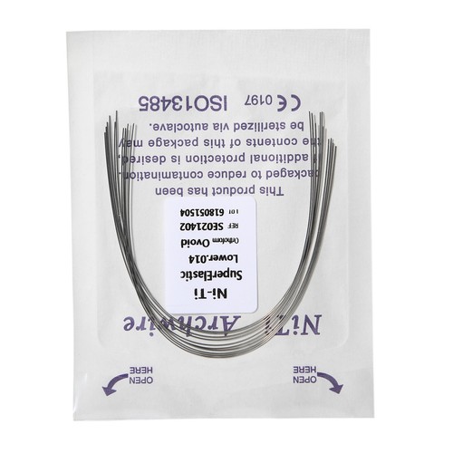Dental Ortho Supper Elastic Niti Round Arch Wire 012/0.14/0.16/ 0.18/0.20 po - Afbeelding 34 van 82
