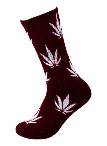 Men's Autumn Marijuana weed leaf Athletic Sports Cushioned Cushion Crew Socks - Picture 25 of 60