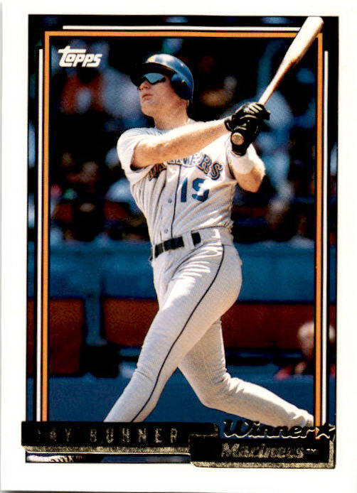 1992 Topps Gold #327 Jay Buhner   Seattle Mariners