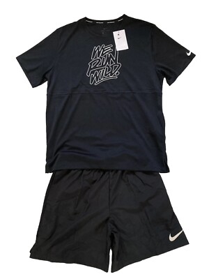 Nike Wild Run T-Shirt And Nike In Shorts Mens SET Gym