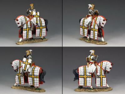 KING AND COUNTRY CRUSADERS A Teutonic Knight MK106 Diecast Metall Figur