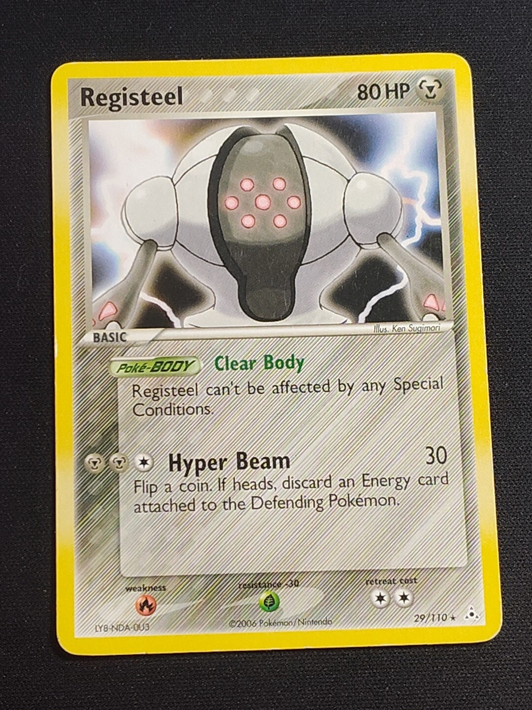 Registeel Pokemon TCG 29/110 Rare Card Lightly Played LP