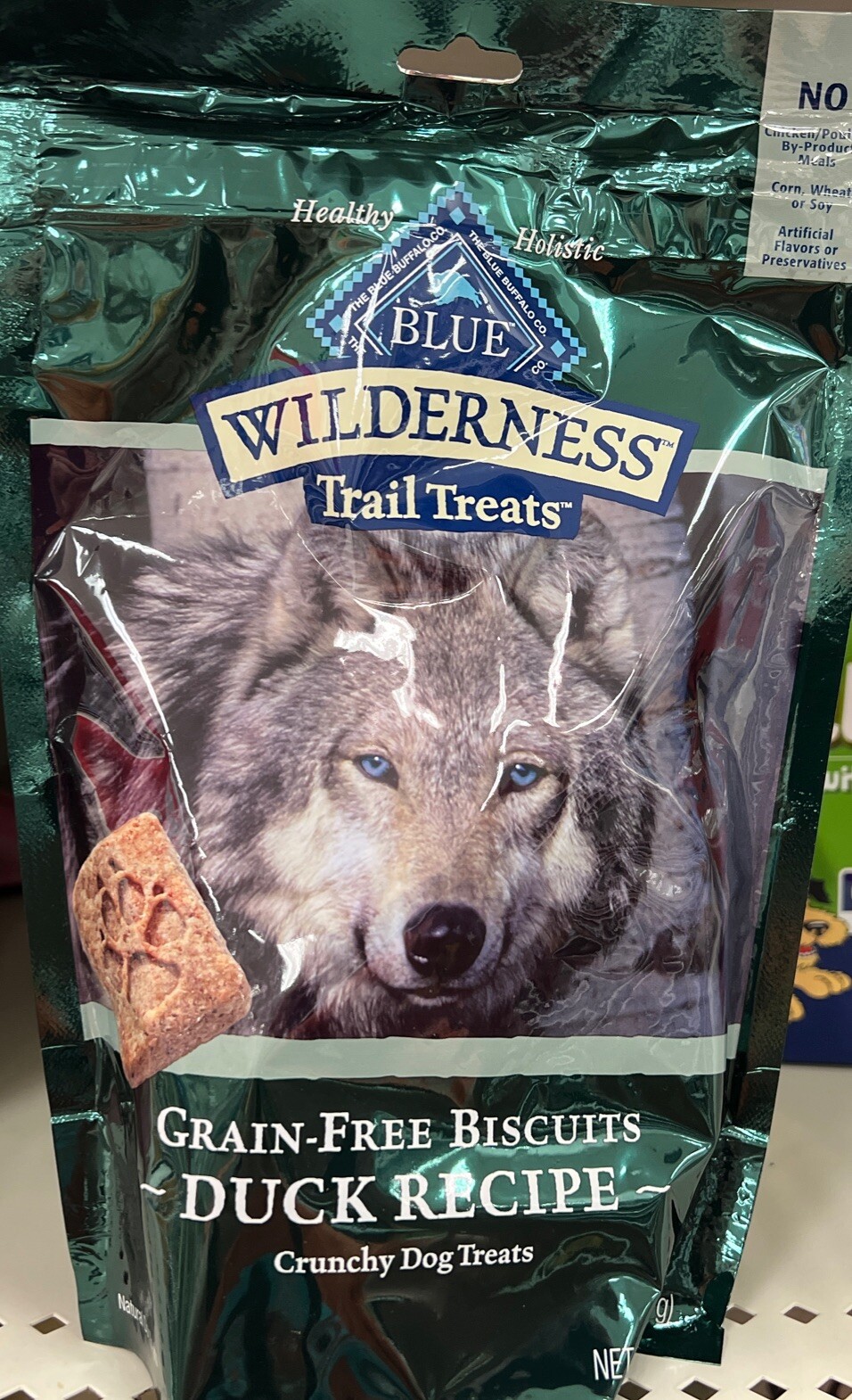 Natural Wilderness Blue Buffalo Dog DUCK Healthy Treats Grain Free 10oz Bags