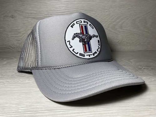 NEW FORD MUSTANG 5.0 GRAY CAP HAT 5 