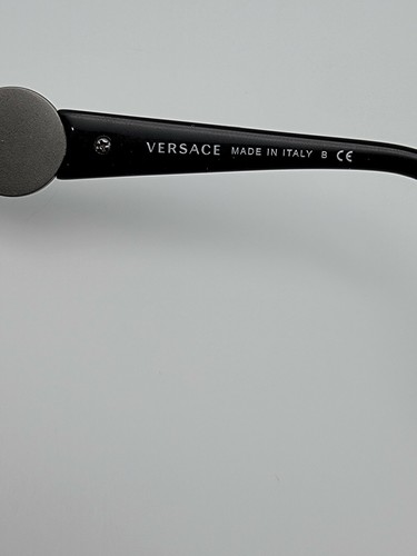 Versace Mod. 4256-B GB1/87 Black Frame Grey Lens Triple Medusa Sunglasses 58mm - Picture 8 of 12
