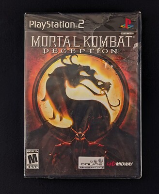 Mortal Kombat: Deception Sony PlayStation 2 FACTORY SEALED TORN SEAL