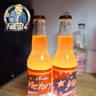 Nuka Cola VICTORY Fallout Cosplay Prop | CUSTOM Soda | Gamer gifts