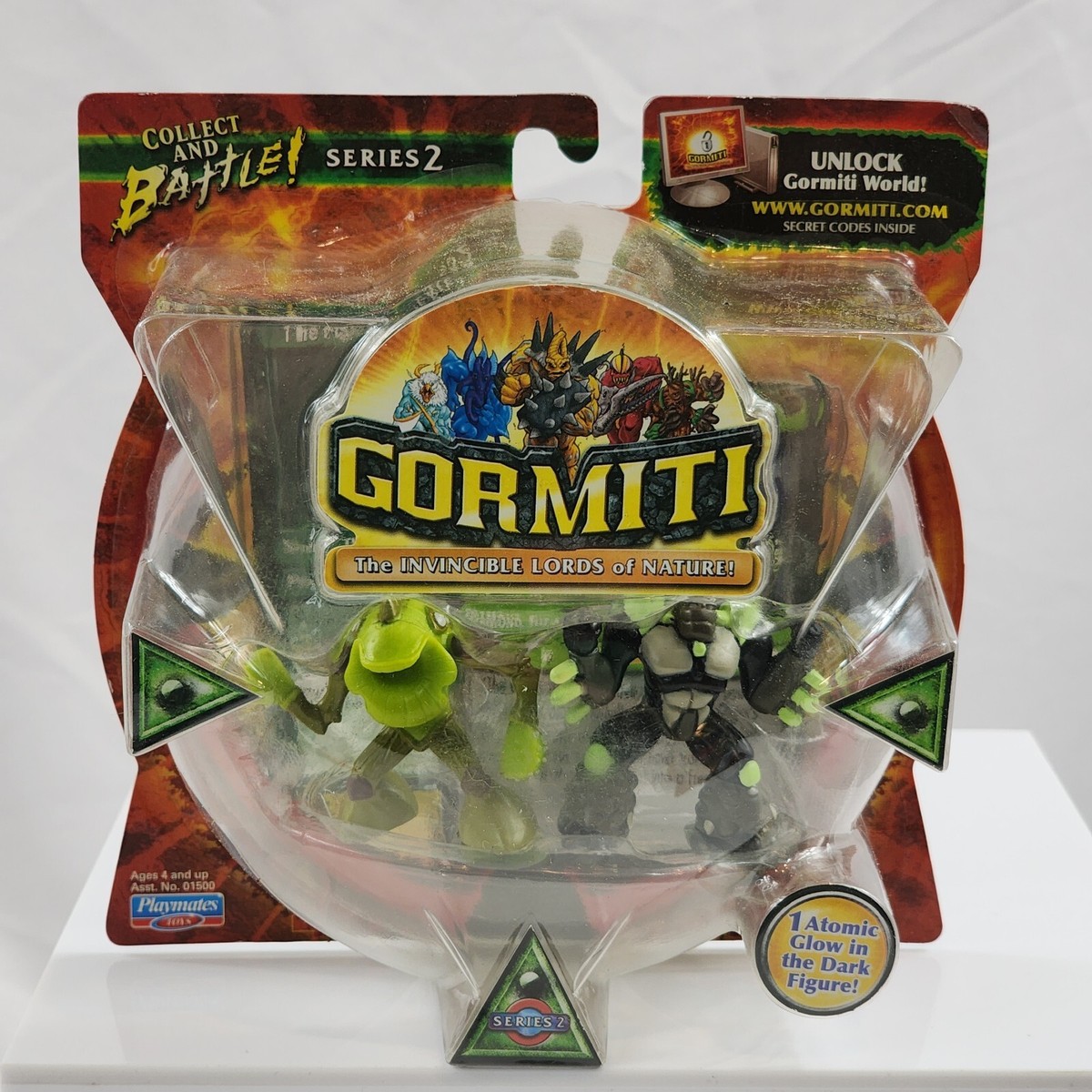 Gormiti Series 2 Lords of Nature Sferst & Diamond Atomic Glow
