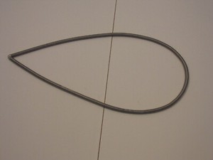 1x Spannring für Türmanschette DM ca. 33cm Waschmaschine AEG L74800 74800 (2