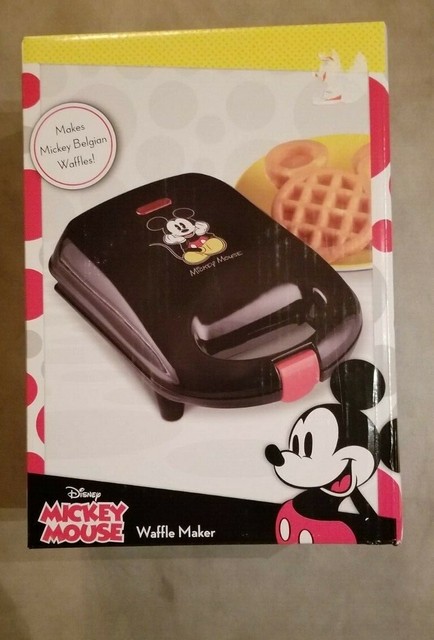 Disney Dcm 9 Mickey Mini Waffle Maker Black For Sale Online Ebay
