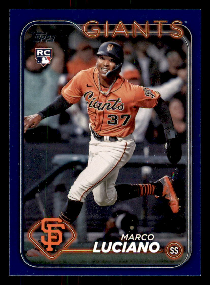 2024 Topps Royal Blue #232 Marco Luciano San Francisco Giants RC