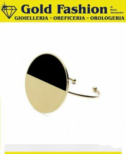 Bracciali di bigiotteria rigidi in oro in acciaio