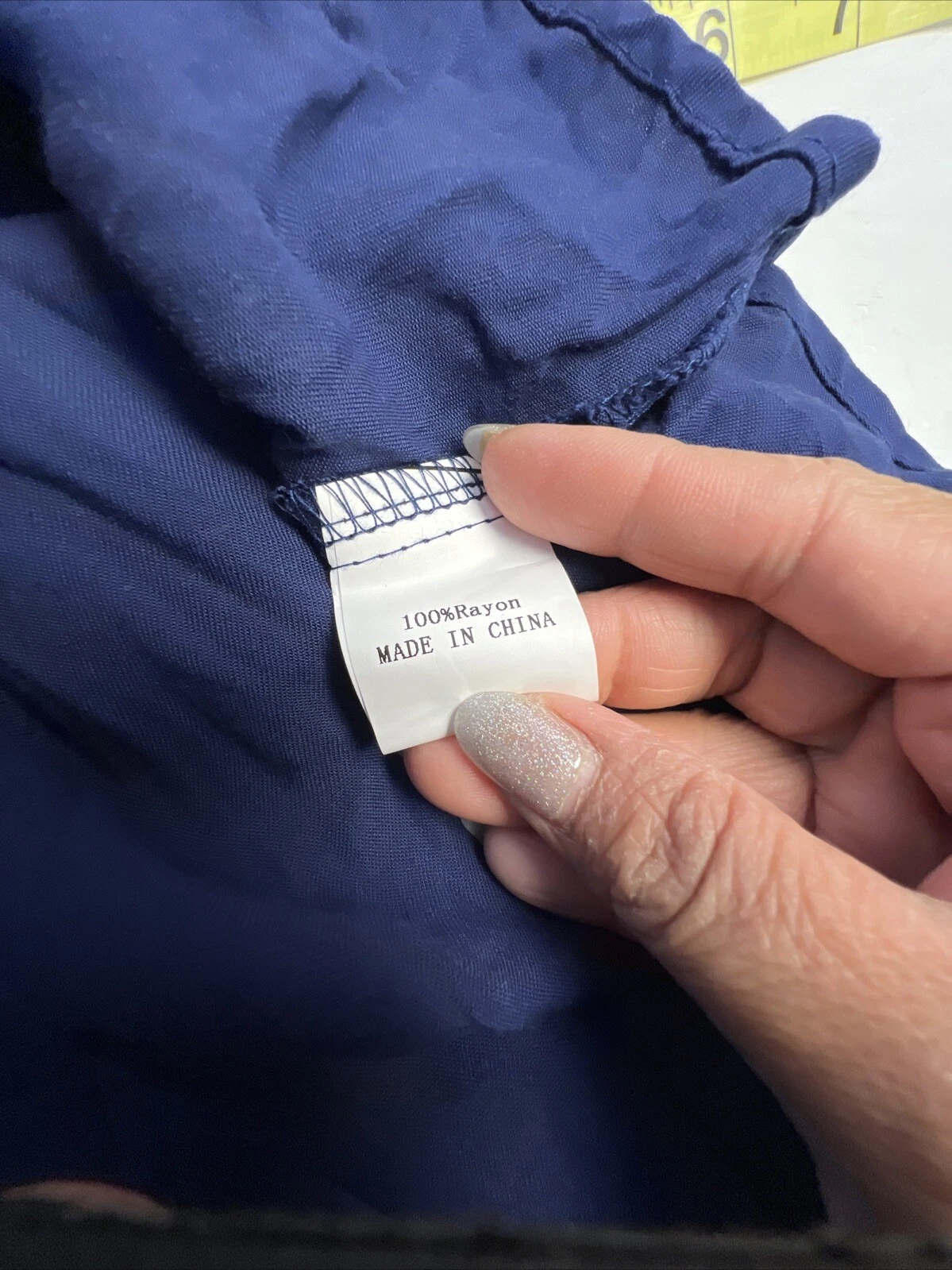 VETEMENTS Kirundo abito tubino blu scuro girocollo senza maniche rayon TG XL NUOVO CON ETICHETTE