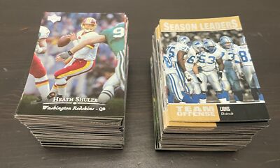 1996 Upper Deck Silver Football Cards 1-225 - You Pick - Complete Your Set
