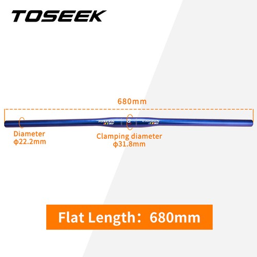 Carbon Bike Handlebar MTB Mountain Road Cycling Bicycle Flat/Riser Bar 580-760mm - Picture 12 of 26