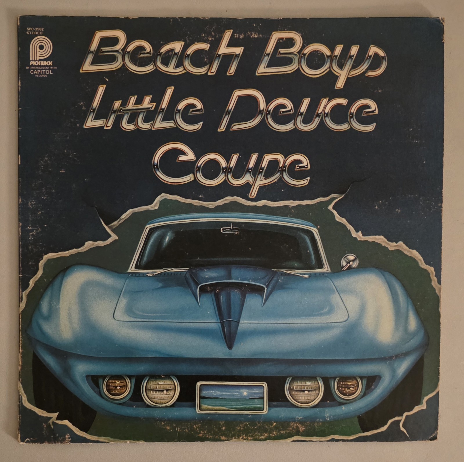 The Beach Boys  Little Deuce Coupe  Vintage Vinyl LP Record With Insert