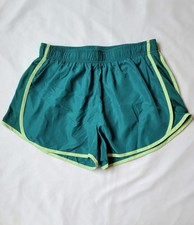 Members Mark Ladies Active Running Short Size Small Teal Green