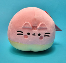 Pusheen Box Peach Plush Fruit Stuffed Animal Mascot Cat New