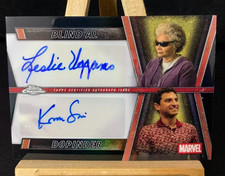 2025 Topps Chrome Deadpool Blind Al Leslie Uggams Delaney Dual Auto Black #2/10