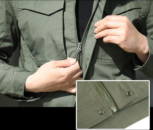 Waterproof Mens Tactical Jacket Military Outdoor Work Casual Coat Hiking Camping - Afbeelding 6 van 21