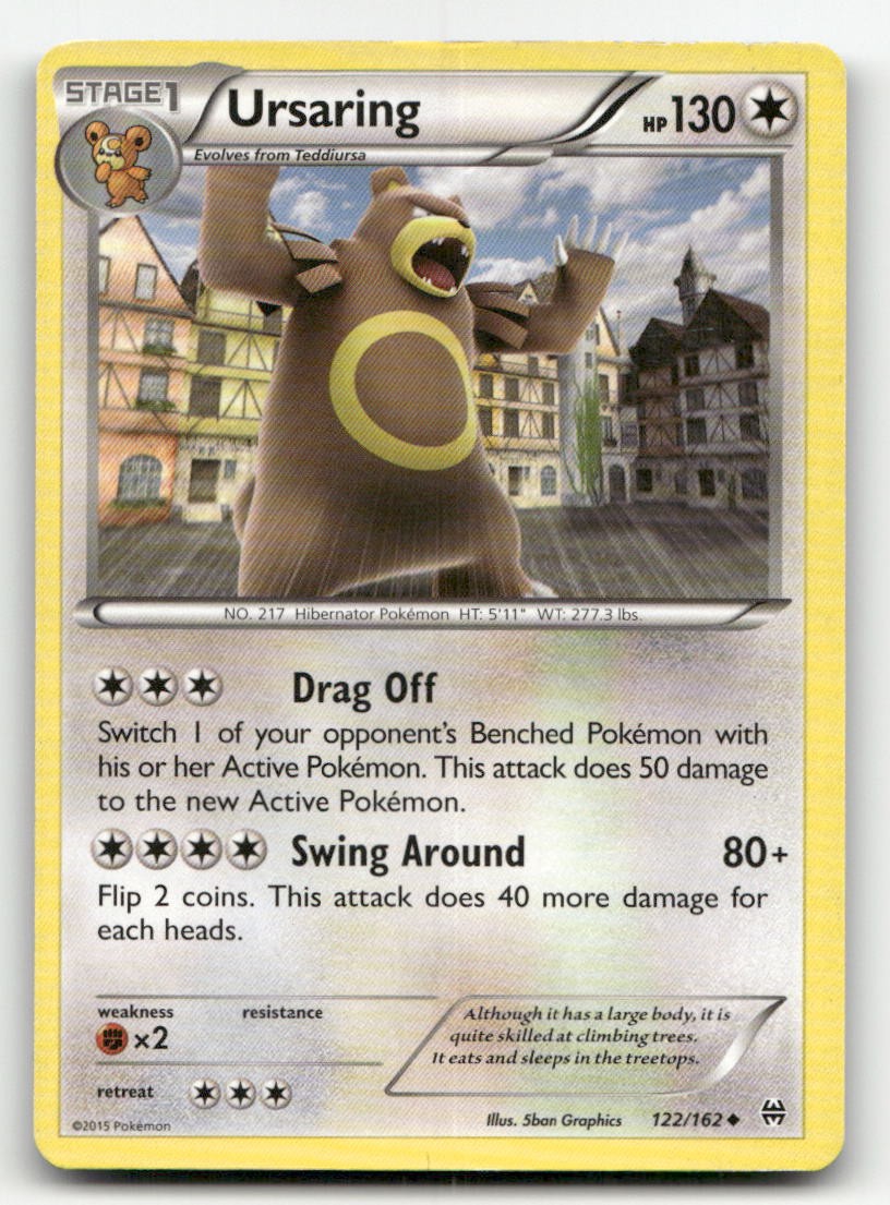 Ursaring 122/162 Pokemon HP