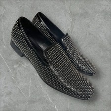 Prada Studded Slip On Dress Shoes, US Mens 9, Retail $1295