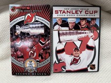 New Jersey Devils Second Heaven 2000 VHS + 2002-03 Stanley Cup Champions DVD 🥅