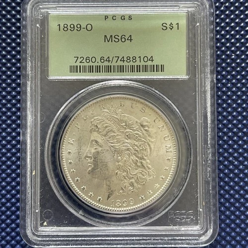 1899-O $1 PCGS MS64 Morgan Silver Dollar New Orleans. Old Green Holder