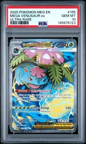 New ListingPSA 10 Mega Venusaur ex Mega Evolution 155/132 Holo Pokemon Card PSA 10