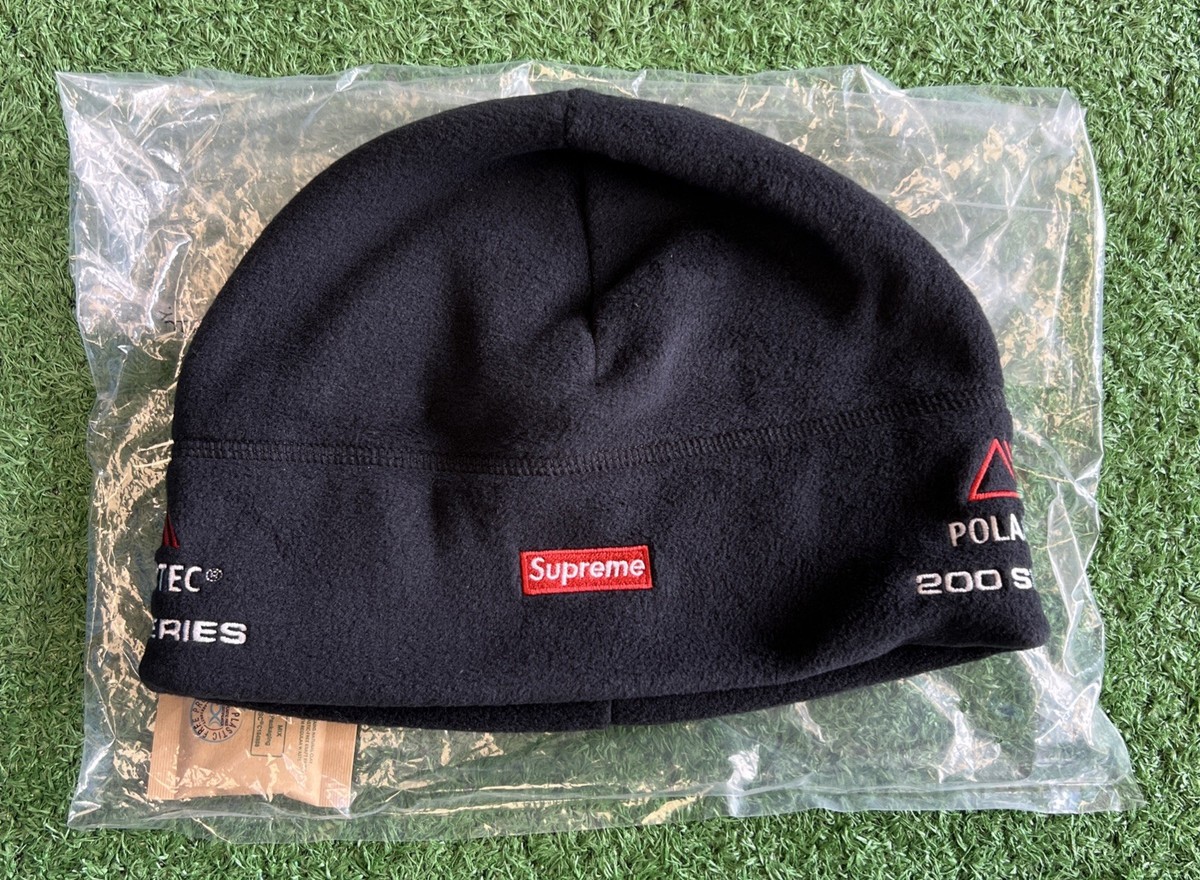 New Supreme Polartec Sport Beanie Black FW25 One Size Fit All OG