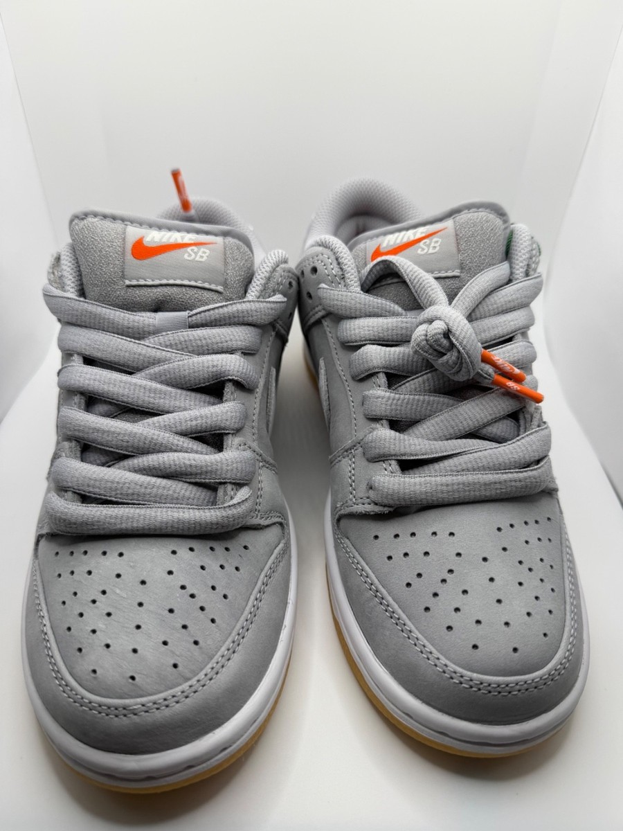 NIKE SB DUNK LOW PRO ISO Orange Label Wolf Grey Gum size 5 DV5464