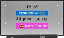 LCD Screen for Dell Inspiron 7570 7572 7590 7591 FHD 30 pins Non-Touch Display