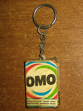 PORTACHIAVI OMO Fustino Detersivo Gadget pubblicitario Olanda - vintage anni 60